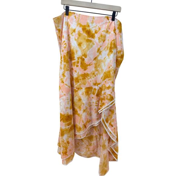 C Wonder Tie Dye Maxi Skirt Womens Size 2X by Christian Siriano - Picture 1 of 11